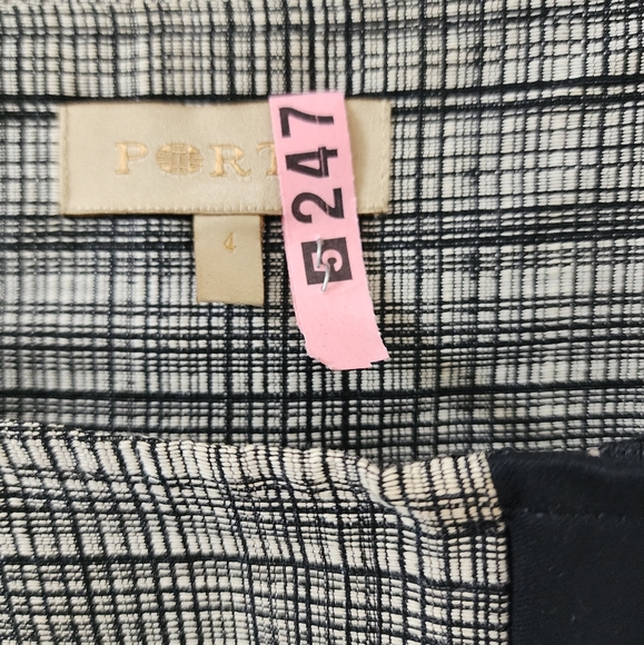 Ports 1961 Grey Print Cocktail/Apres Work Dress, US Size 4 - Picture 7 of 8